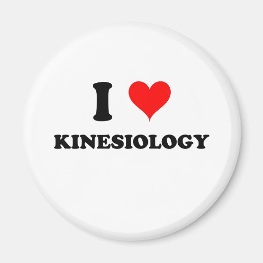 Ik hou van kinsiologie magneet (Voorkant)