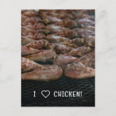 Ik hou van kip! briefkaart (Voorkant)