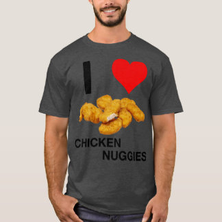 Ik hou van kipnuggies t-shirt