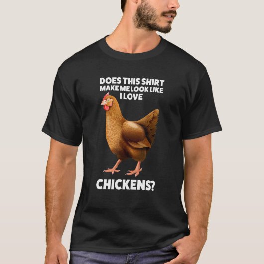 Ik hou van Kippen Kip T-shirt (Voorkant)