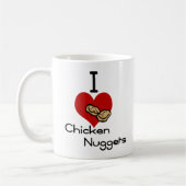 Ik hou van kippennuggets koffiemok (Links)