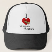 Ik hou van kippennuggets trucker pet (Voorkant)