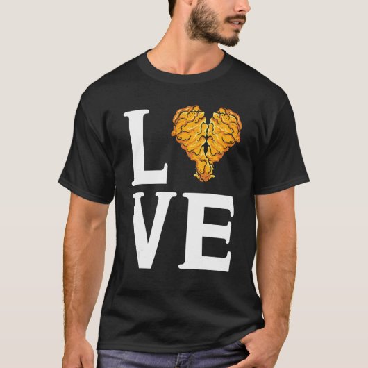 Ik hou van kippenvleugels   Vleugels T-shirt (Voorkant)