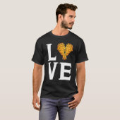 Ik hou van kippenvleugels   Vleugels T-shirt (Voorkant volledig)