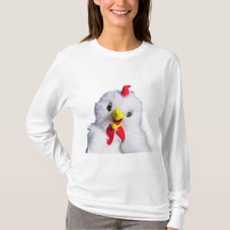 Ik hou van kippenvrouwenkoodie t-shirt