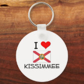 Ik hou van KISSIMMEE Florida Sleutelhanger (Voorkant)
