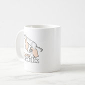 Ik hou van kit koffiemok (Voorkant links)