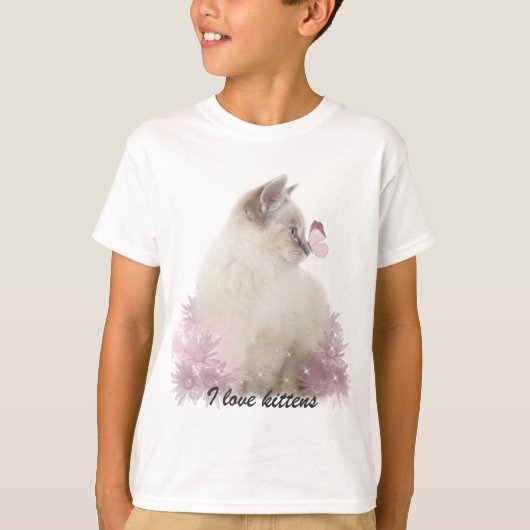 Ik hou van kittens in shirt (Voorkant)