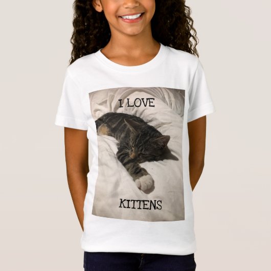 Ik hou van Kittens T-shirt (Voorkant)