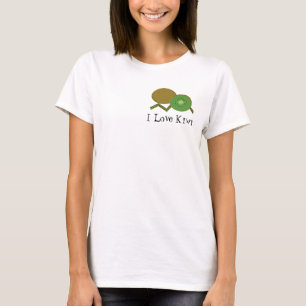 Ik hou van kiwi fruit t-shirt