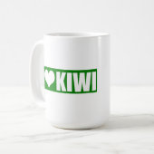 Ik hou van kiwi koffiemok (Voorkant links)