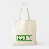 Ik hou van kiwi tote bag (Achterkant)
