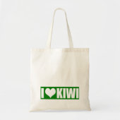 Ik hou van kiwi tote bag (Voorkant)