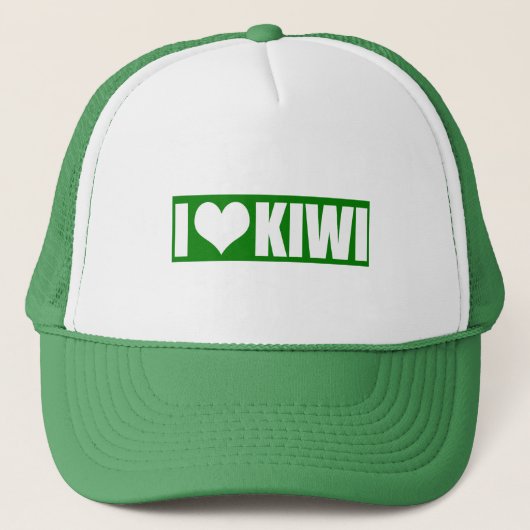 Ik hou van kiwi trucker pet (Voorkant)