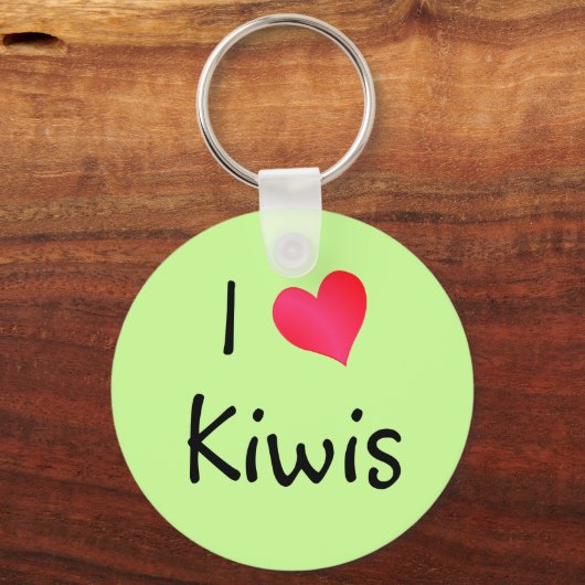 Ik hou van Kiwis Sleutelhanger (Voorkant)