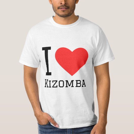 Ik hou van kizomba t-shirt (Voorkant)