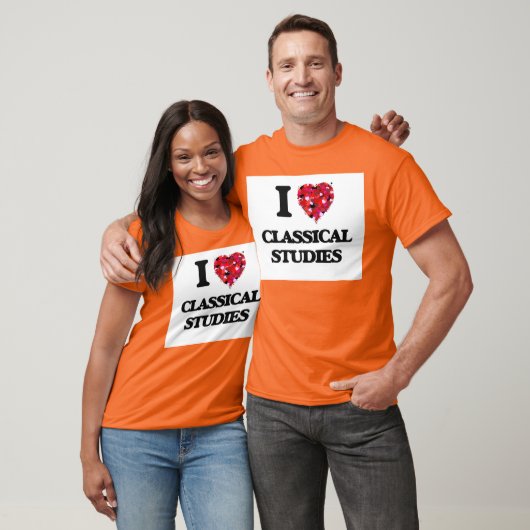 Ik hou van klassieke studies t-shirt (Unisex)