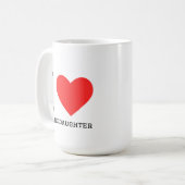 Ik hou van kleindochter koffiemok (Voorkant links)