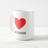 Ik hou van kleinzoon koffiemok (Voorkant links)