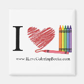 Ik hou van kleurmagneet magneet (Voorkant)