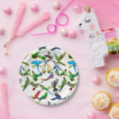 Ik hou van kleurrijk papier Borden Papieren Bordje (Feest)