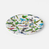 Ik hou van kleurrijk papier Borden Papieren Bordje (Gekanteld)