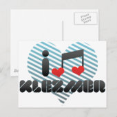 Ik hou van Klezmer Briefkaart (Voorkant / Achterkant)