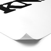 Ik hou van Knachten Poster (Hoek)