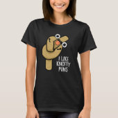 Ik hou van knoestige woordspelingen Funny Rope Pun T-shirt (Voorkant)