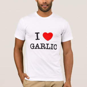 Ik hou van knoflook t-shirt