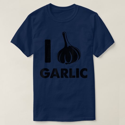 Ik hou van knoflook t-shirt (Design voorkant)