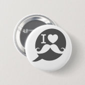 Ik hou van knop ronde button 5,7 cm (Voorkant /achterkant)