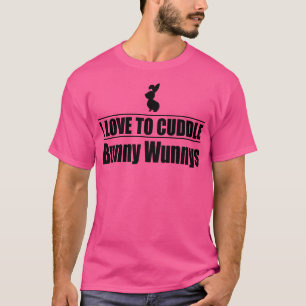 Ik hou van knuffelen t-shirt