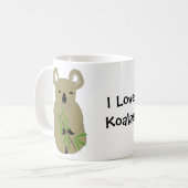 Ik hou van koala's koffiemok (Voorkant links)
