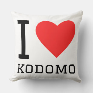 Ik hou van kodomo kussen