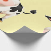 Ik hou van Koeien Art Thunder_Cove Cadeaupapier (Hoek)