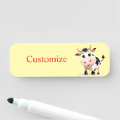 Ik hou van Koeien Art Thunder_Cove Naamplaatje (In situ)