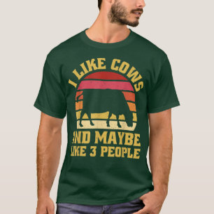 Ik hou van Koeien en misschien wel van 3 mensen di T-shirt