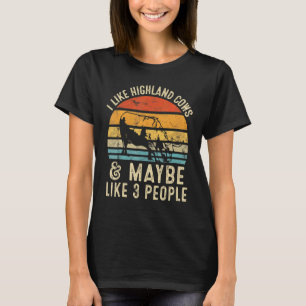Ik hou van Koeien in het hoogland en misschien als T-shirt
