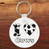 Ik hou van Koeien Sleutelhanger (Voorkant)