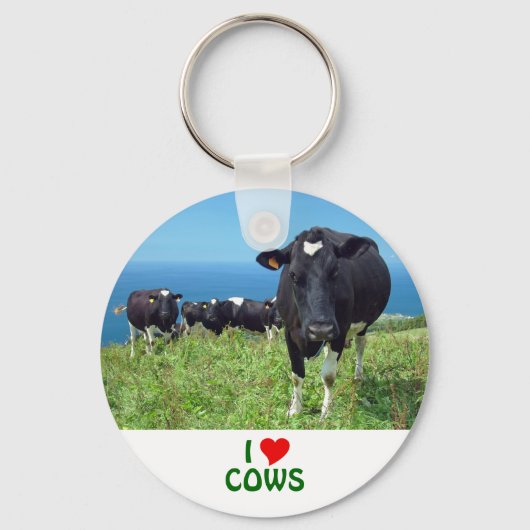 Ik hou van Koeien Sleutelhanger (Voorkant)