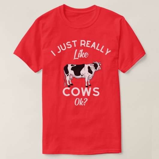 Ik hou van Koeien. T-shirt (Design voorkant)