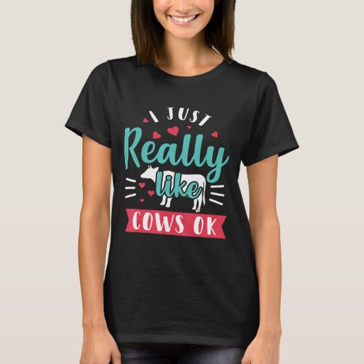 Ik hou van Koeien. T-shirt (Voorkant)