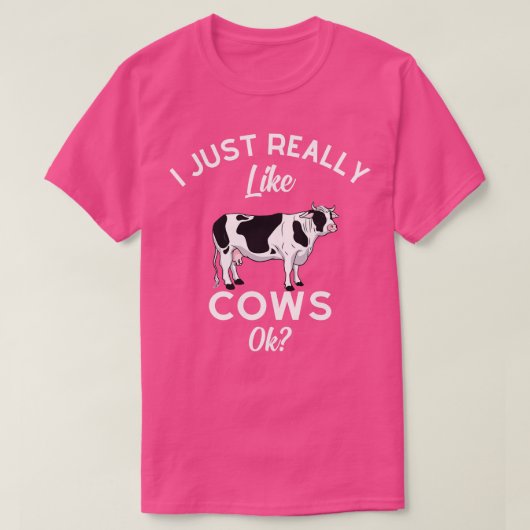 Ik hou van Koeien. T-shirt (Design voorkant)
