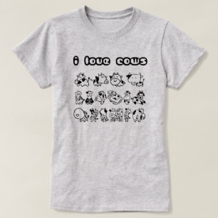 Ik hou van koeien. t-shirt