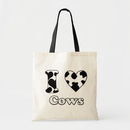 Ik hou van Koeien Tote Bag (Voorkant)