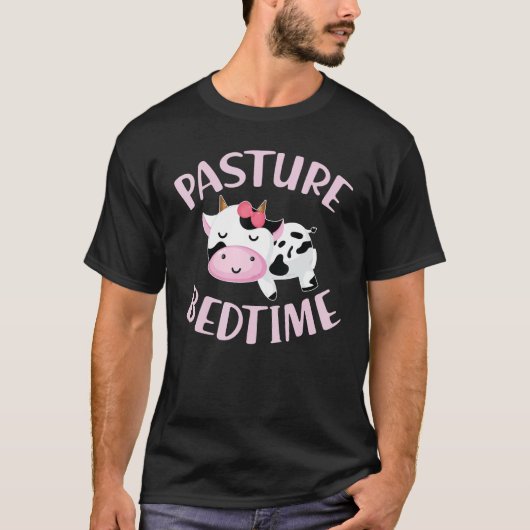 Ik hou van koeien weide bedtijd t-shirt (Voorkant)