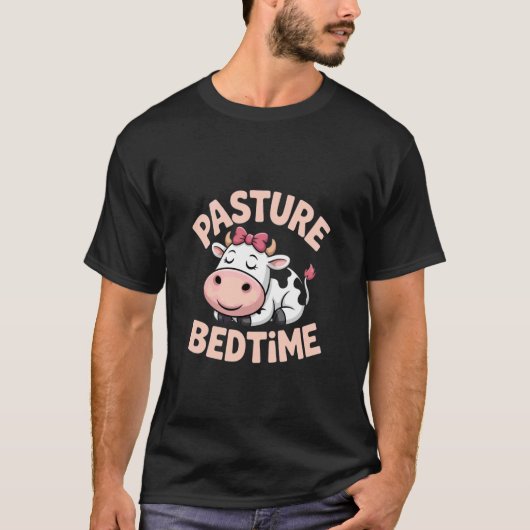 Ik hou van koeien Weide Bedtijd T-shirt (Voorkant)