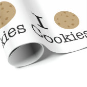 Ik hou van koekjes cadeaupapier (Rol Hoek)