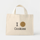 Ik hou van koekjes mini tote bag (Voorkant)